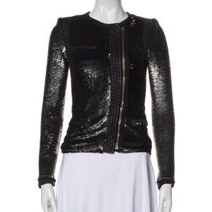IRO Black Sequin Jacket